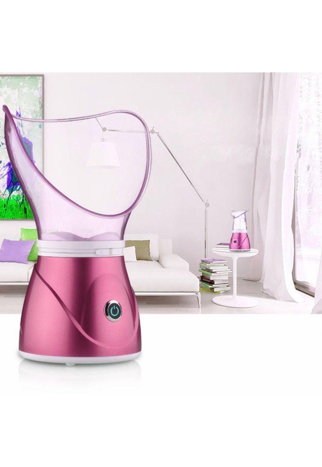 Sauna Facial Profesional Inhalador Vapor Spa Vaporizador Rosado-5