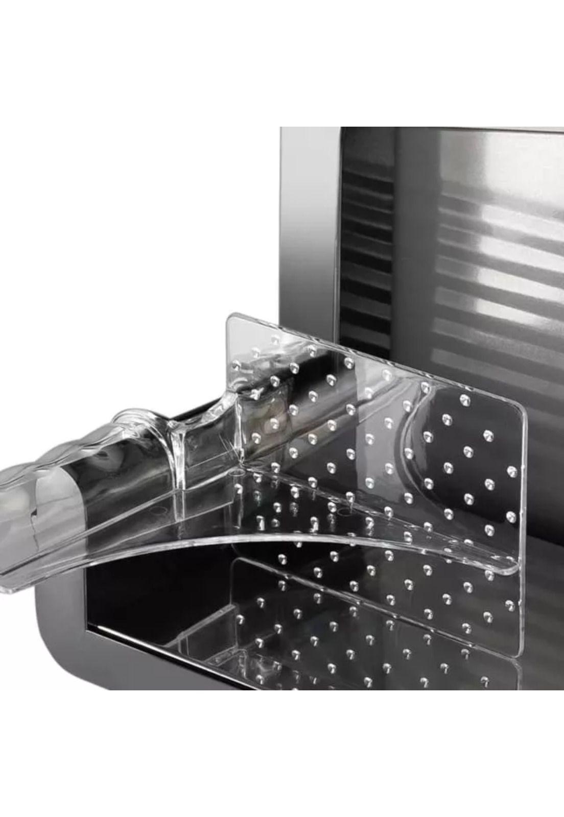 Cortadora Rebanadora Carne Fiambre Eléctrica Plata 200 W-2