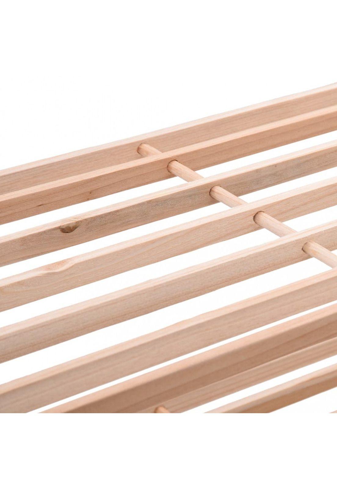 Zapatero Organizador Madera 4 Niveles 67x63x26 CM Café-3