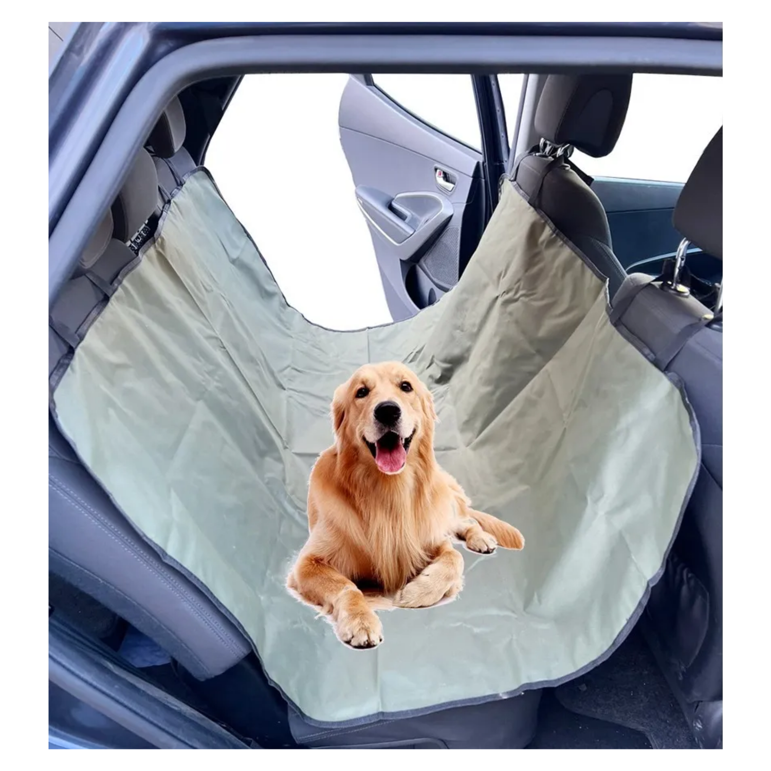 Lona Funda Protetora Mascota Cubre asientos Auto 135x134cm-2