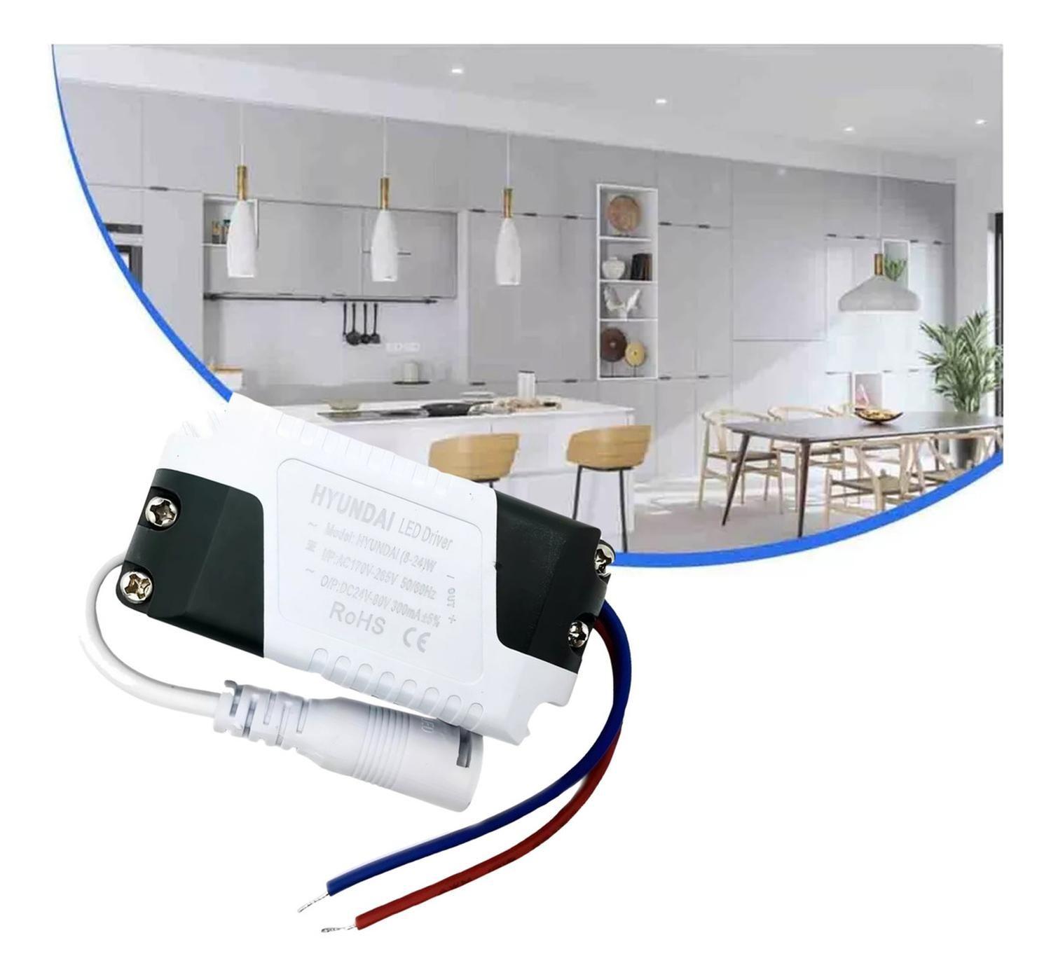 Driver Led Transformador Foco Panel 8W - 24W-3