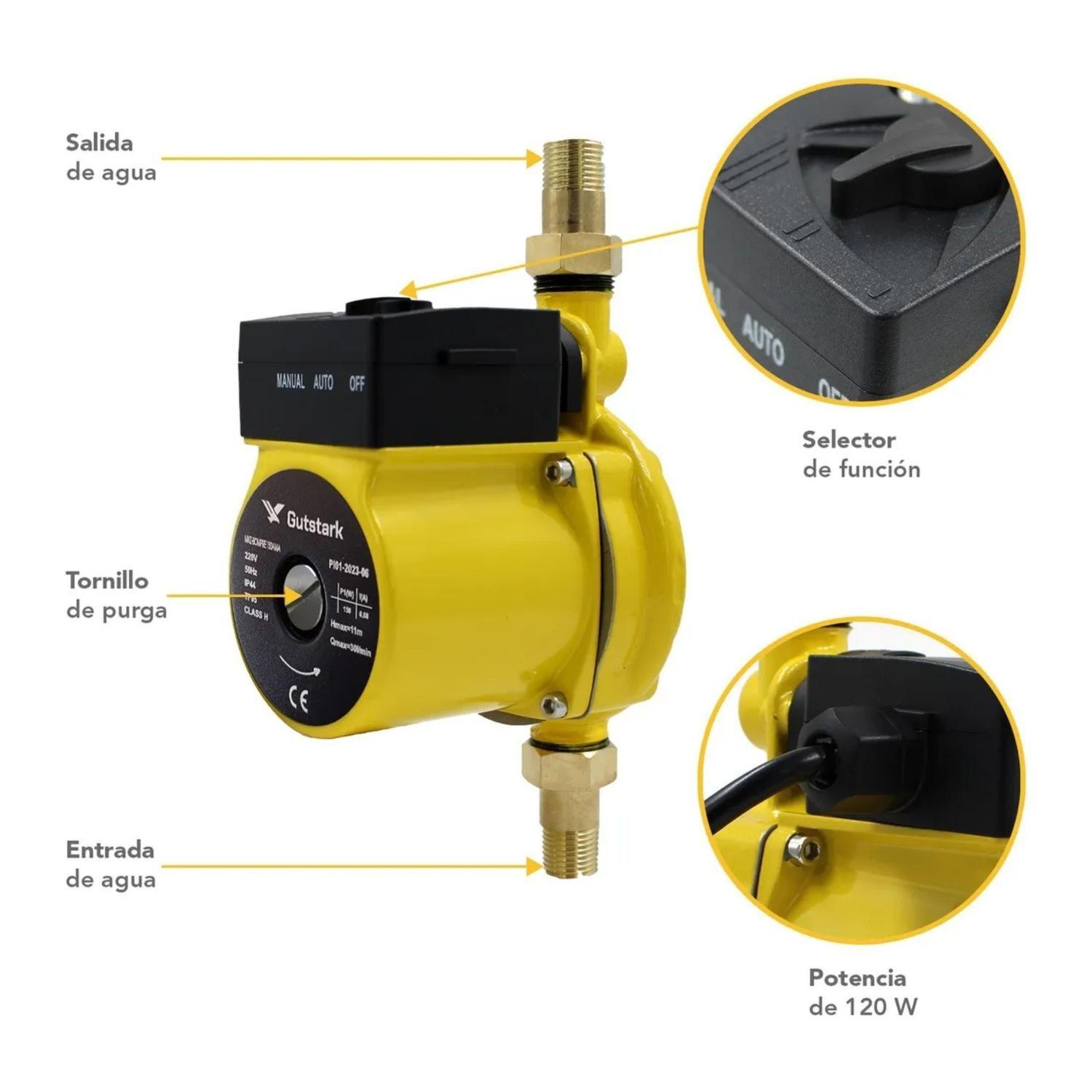 Bomba Agua Presurizadora Silenciosa Calefont 30 LT/Min-4