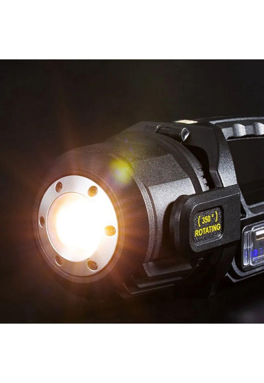 Linterna Reflector LED Solar Rotación 350°-3