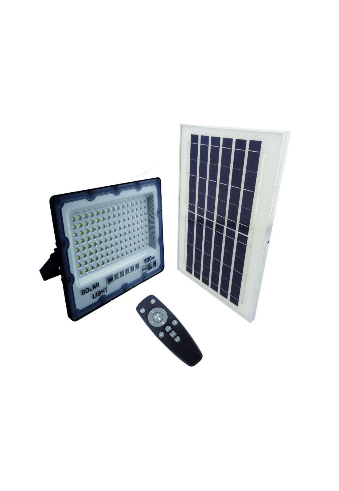 Proyector LED 100 Watt Panel Solar 120 LED Control Remoto-0