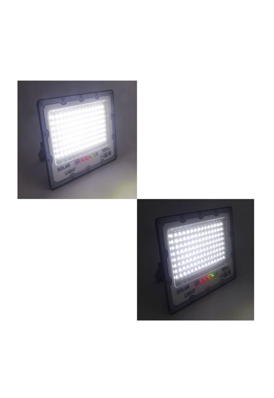 Proyector LED 100 Watt Panel Solar 120 LED Control Remoto-3