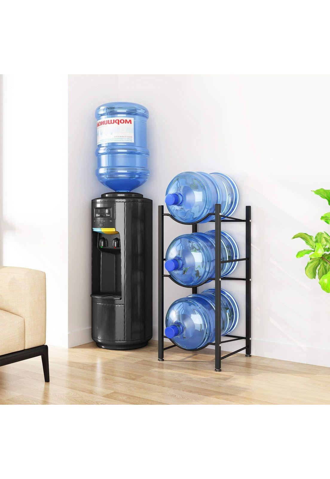 Organizador Estante Rack 3 Botellones Agua 20 L Negro-4