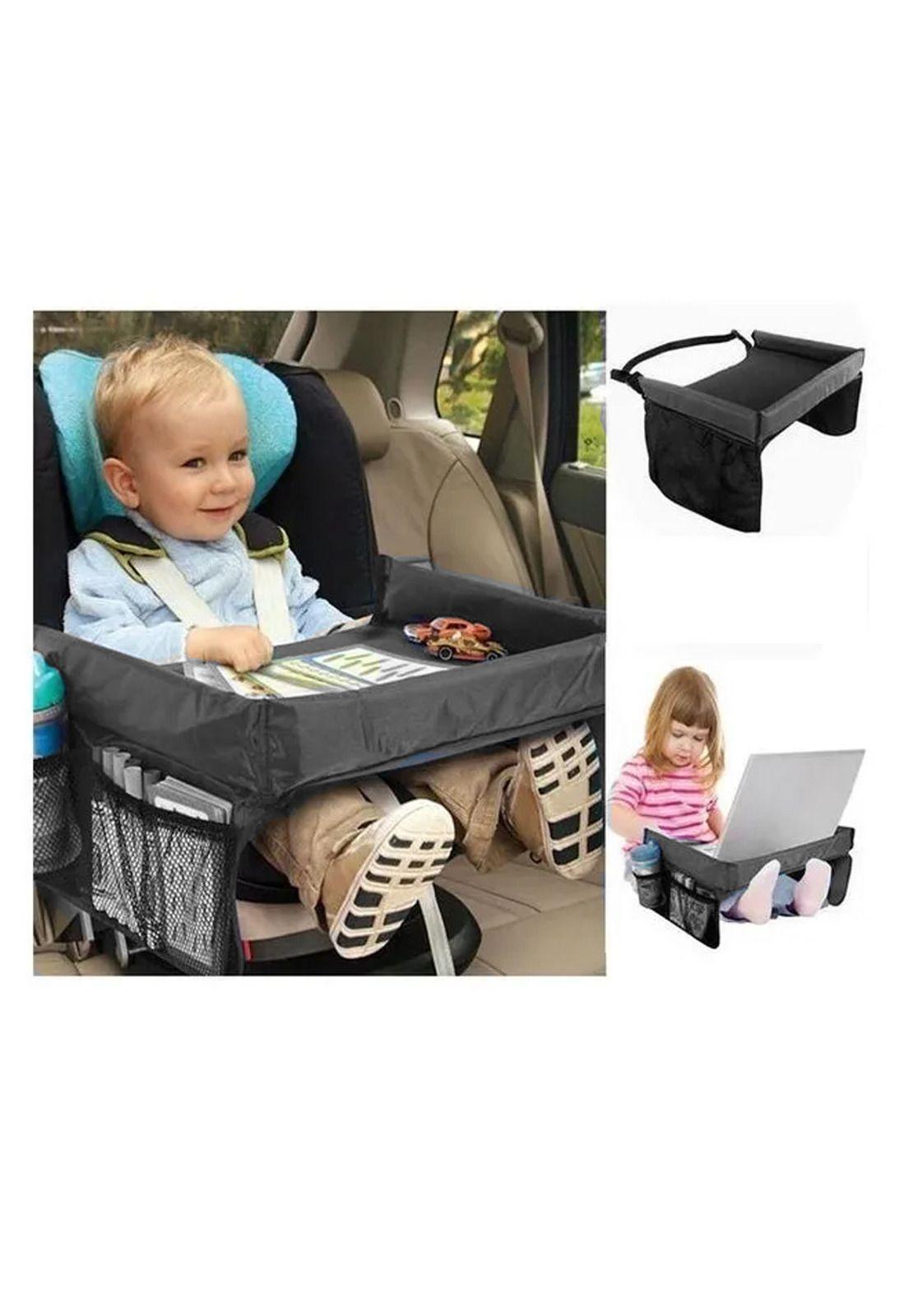Mesa Viaje Infantil Automóvil Negro-4
