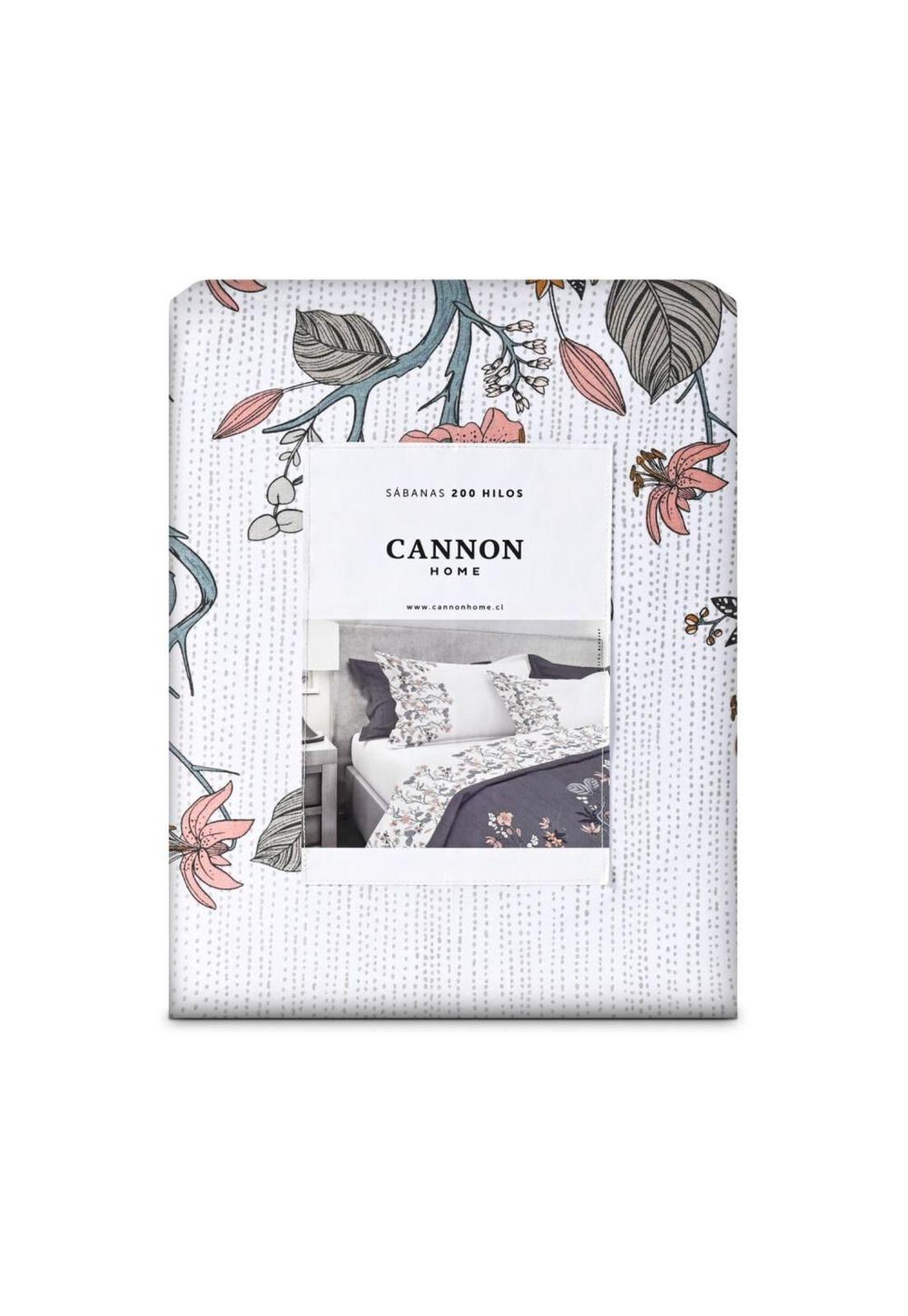 Juego Sábanas 2 Plazas Bluejay Cannon 200 Hilos-0