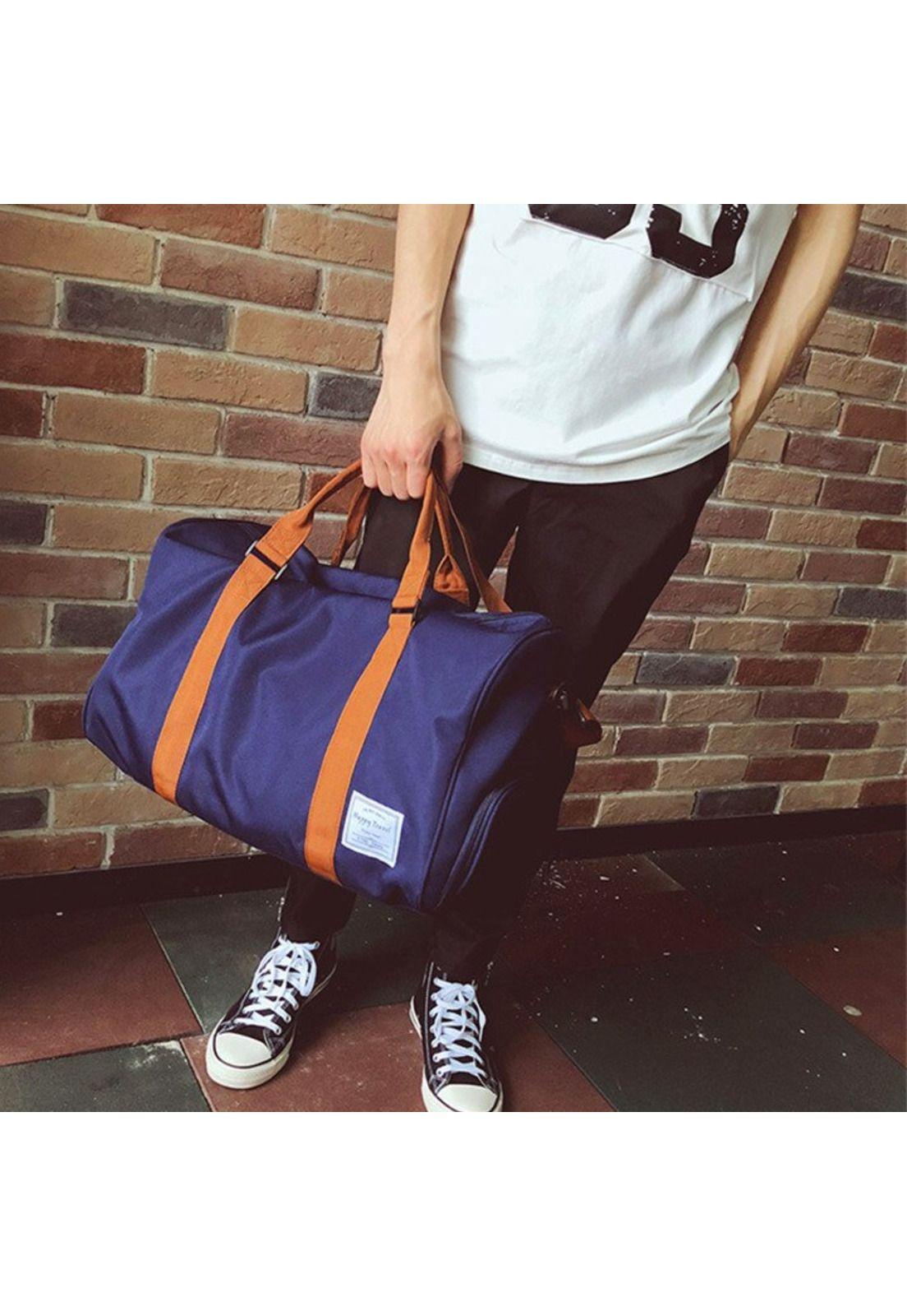 Bolso Viaje Deporte Gimnasia 35 LT Azul-3