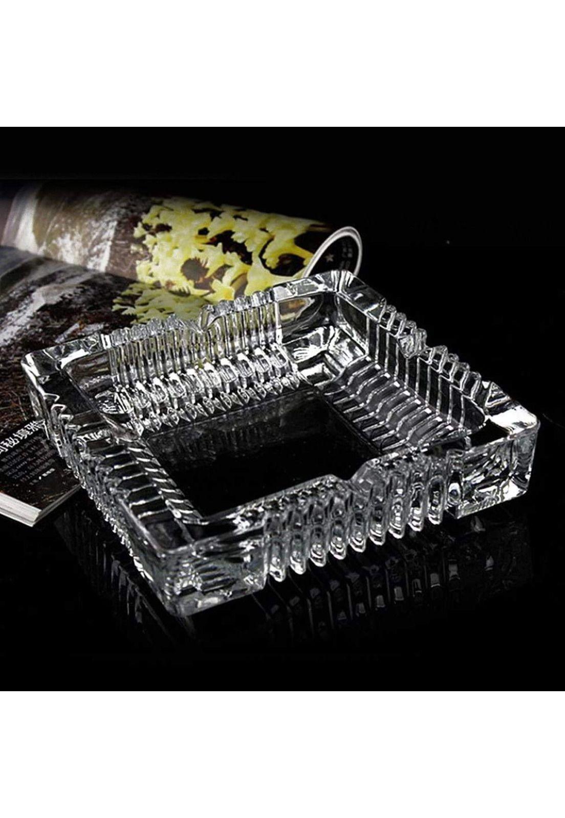 Set 3 Ceniceros Cristal Tallado 11.5x3 CM-3