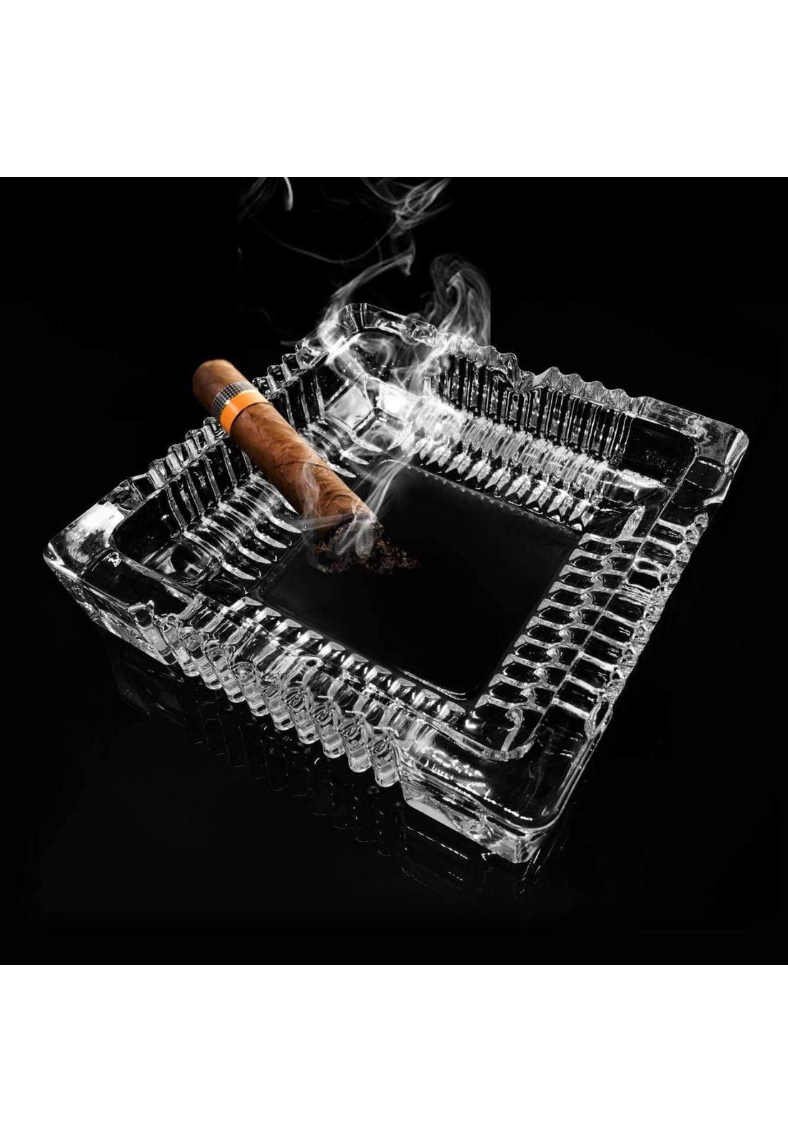 Set 3 Ceniceros Cristal Tallado 11.5x3 CM-5