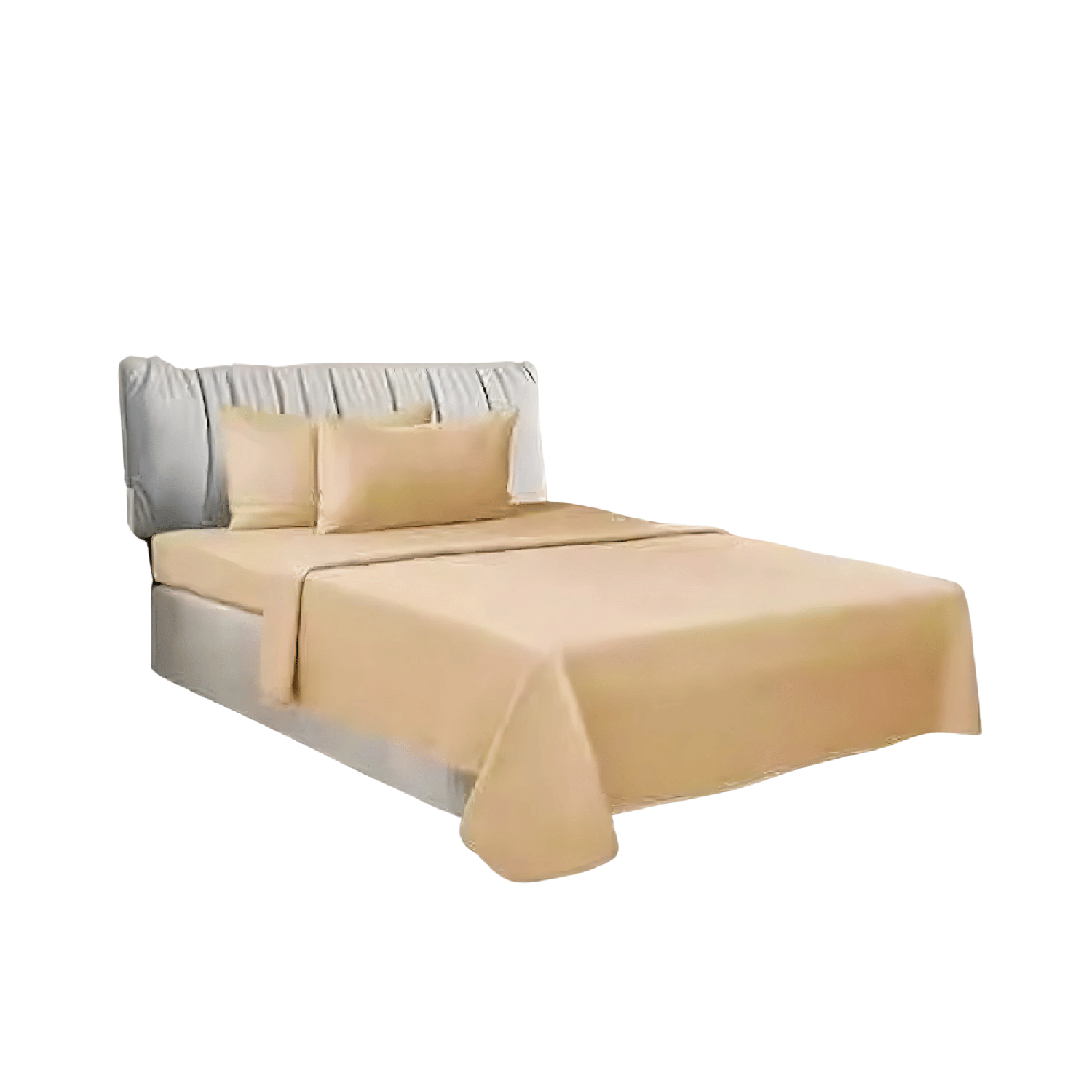 Sabanas 2 Plazas 4 Piezas Polar 144 Hilos Beige-2