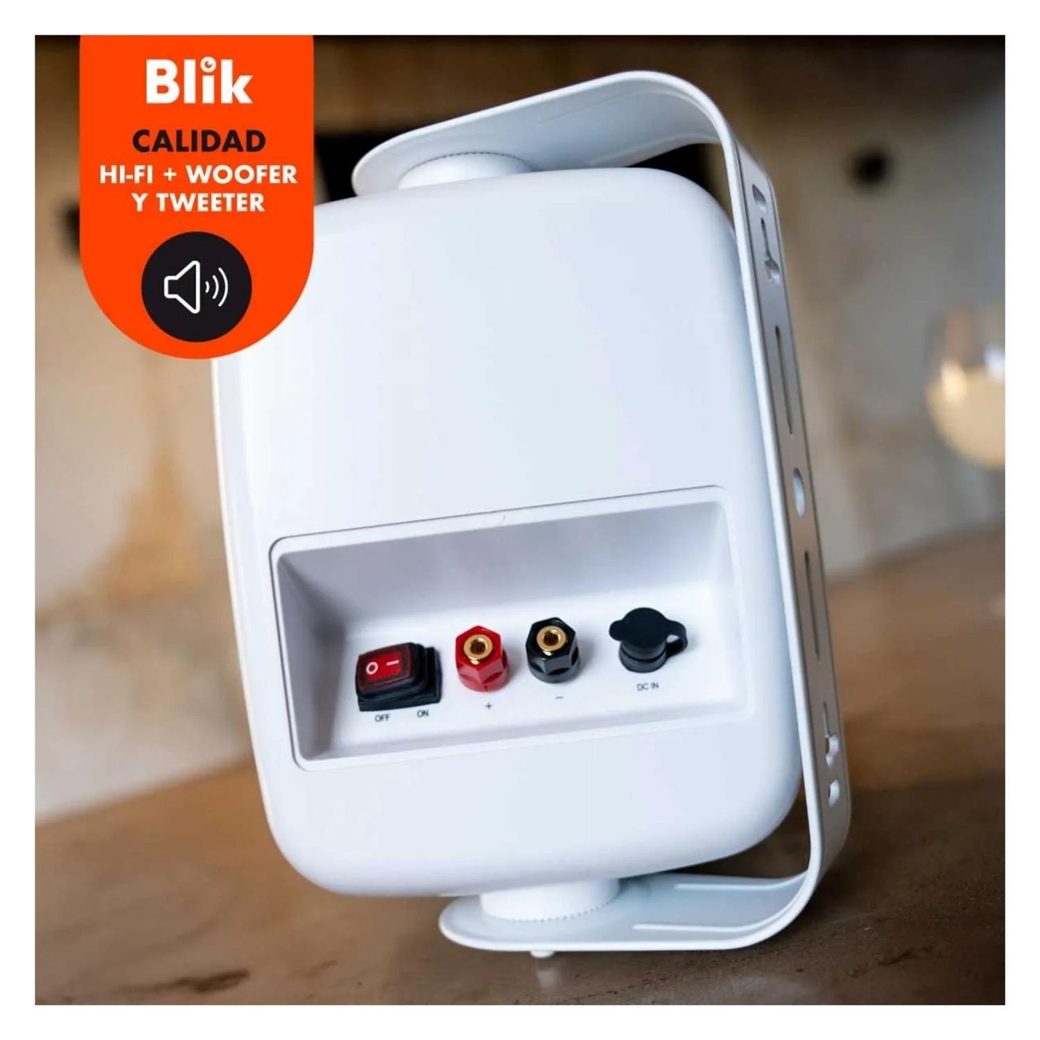 Parlantes Instalación Activos Bluetooth Fidelity Blik 60 Watt Blanco-2