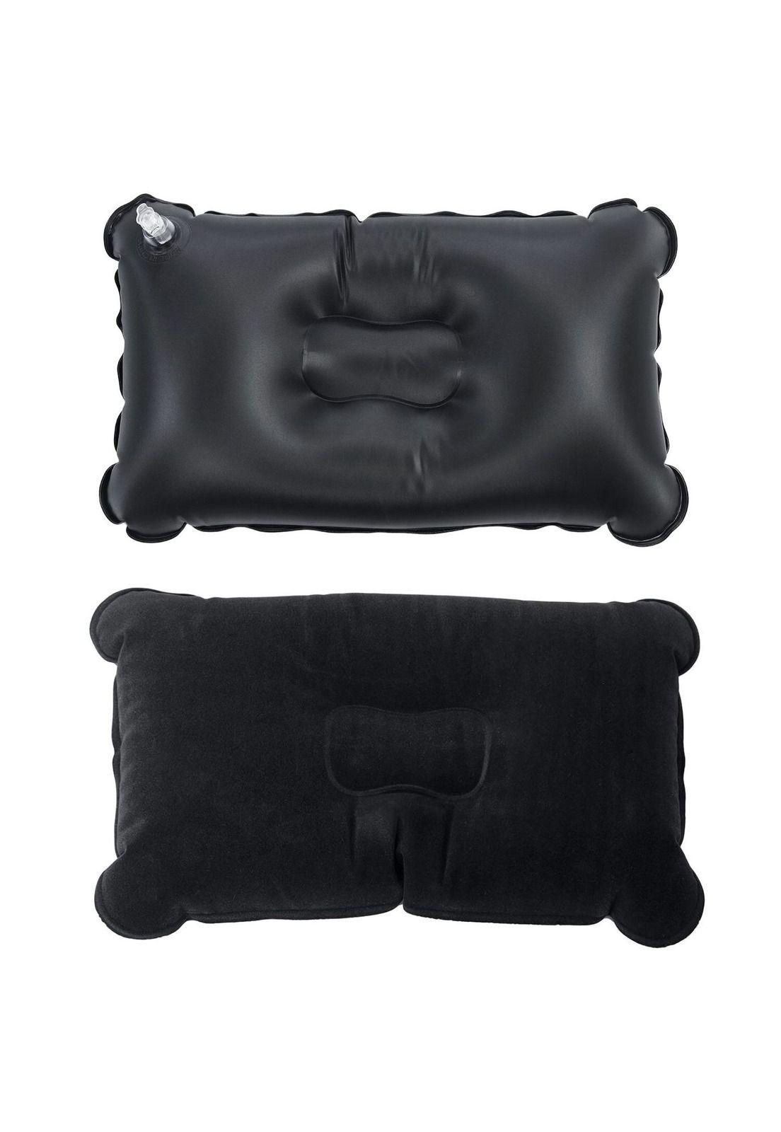 Colchón Inflable Auto Almohada Compresor Negro-3