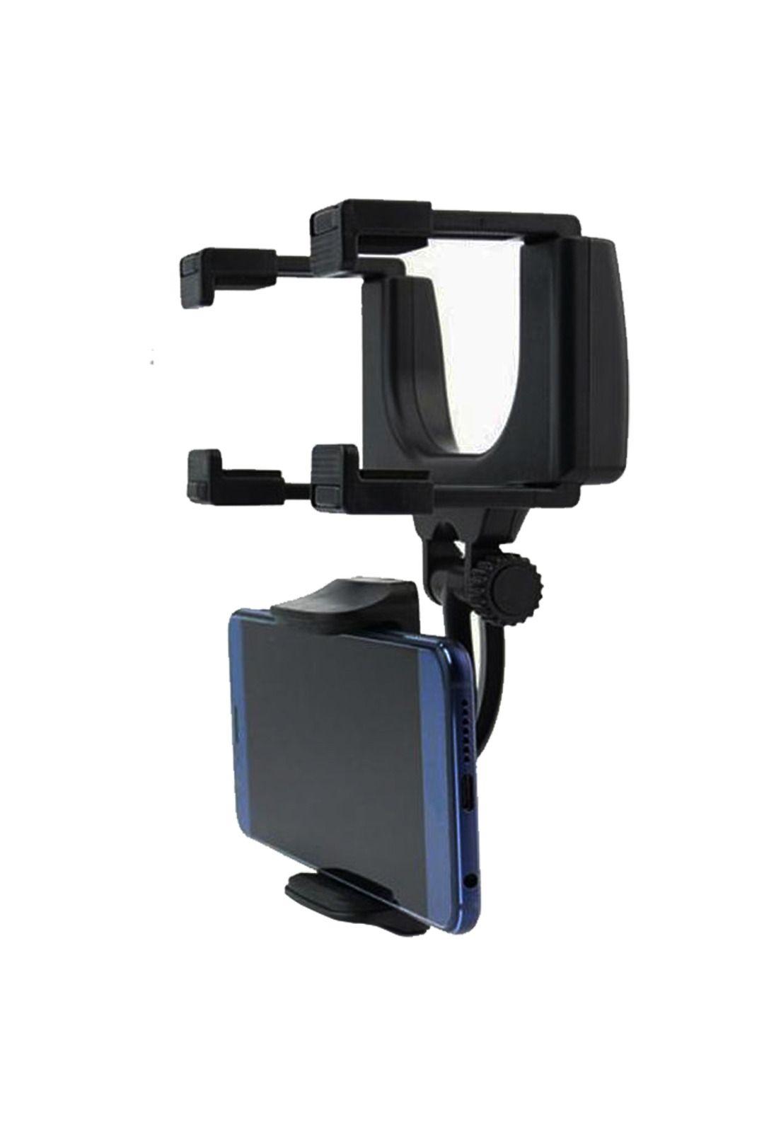 Soporte Celular Espejo Automóvil Negro-2
