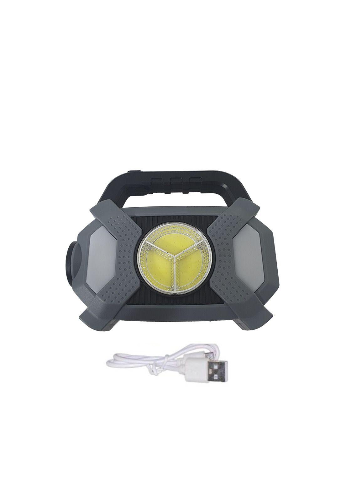 Linterna Luz Solar Exteriores Camping 20 Watt Negro-2