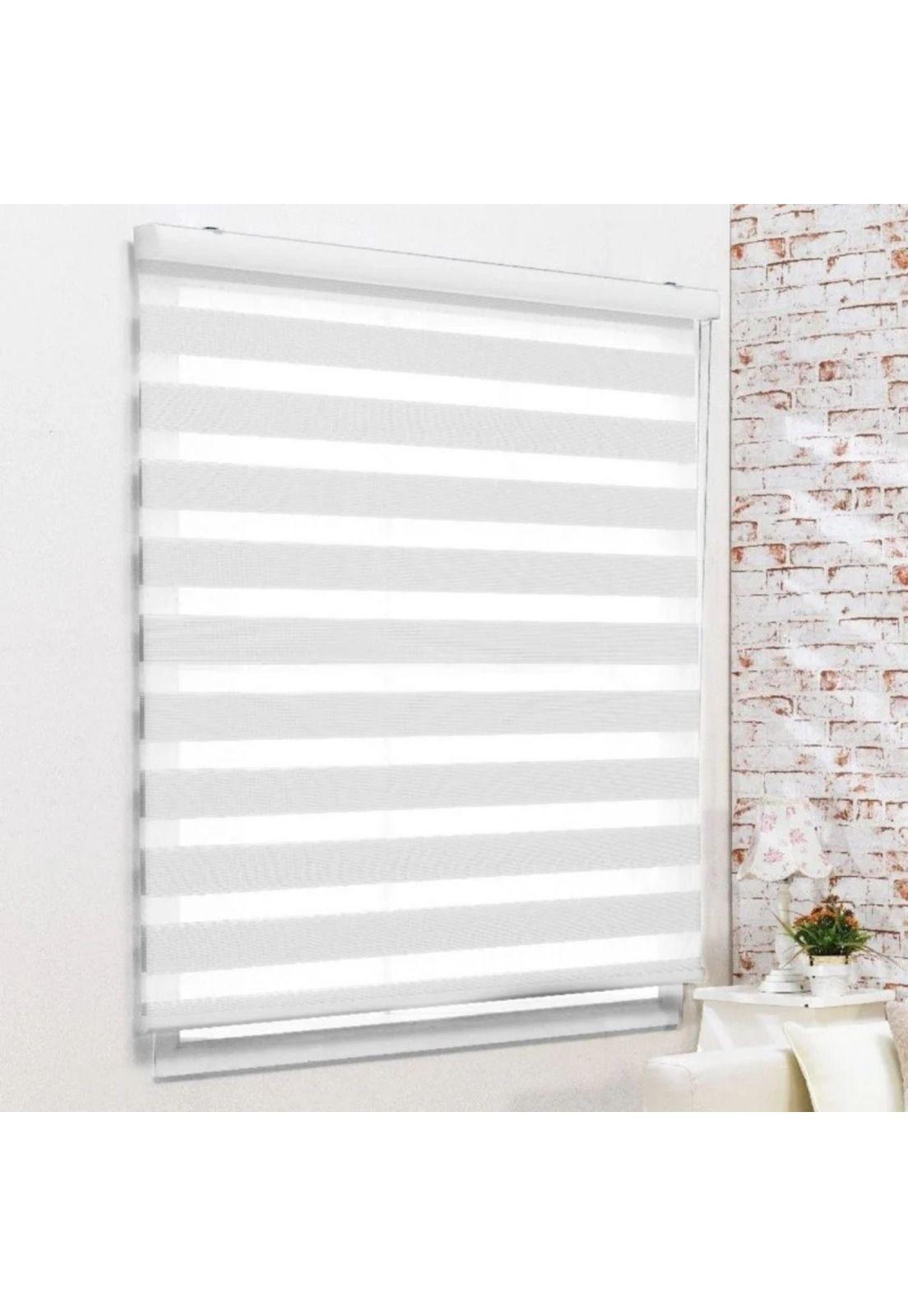 Cortina Roller Persiana Dúo Blanca 180x220 CM-2