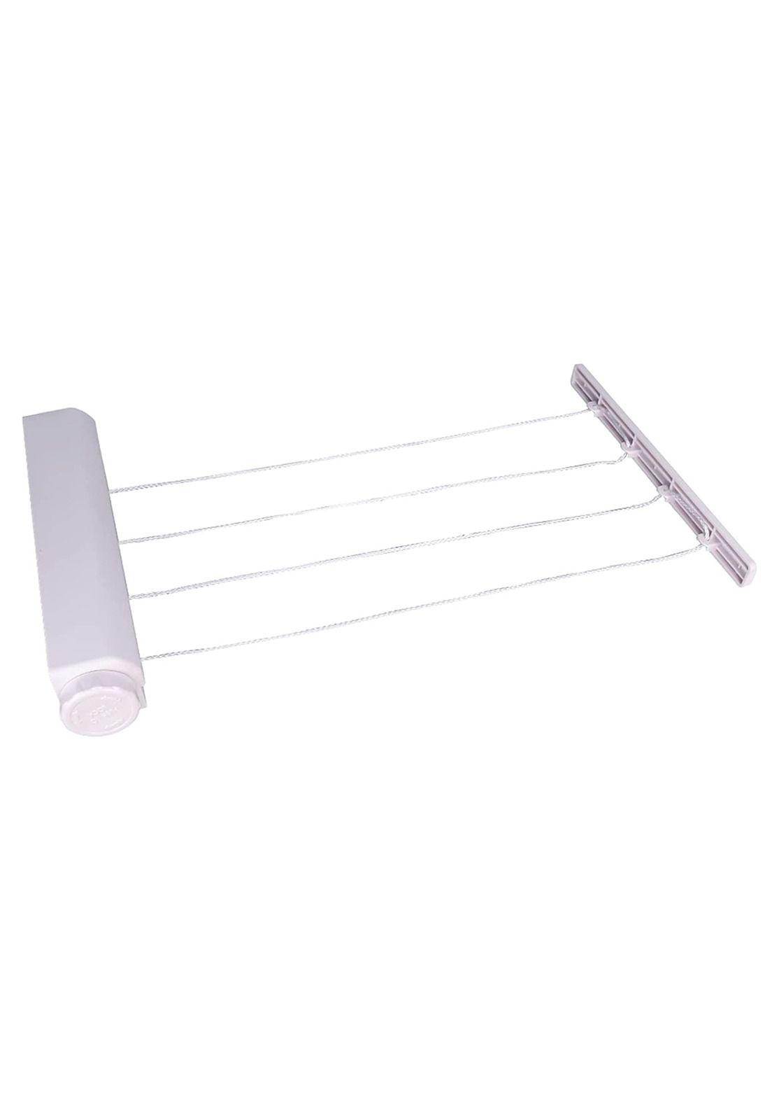 Tendedero Colgador Ropa 4 Cuerdas Hogar Gris-2