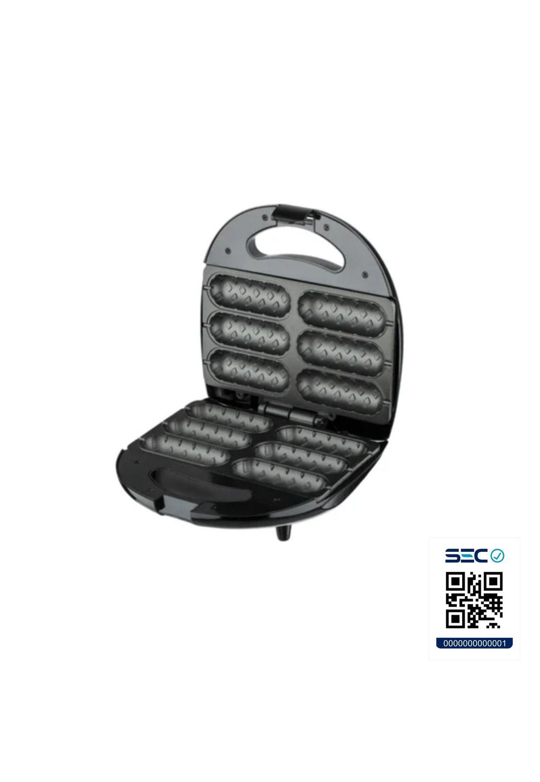 Mini Maquina Panquequera Maker Eléctrica Negro-4