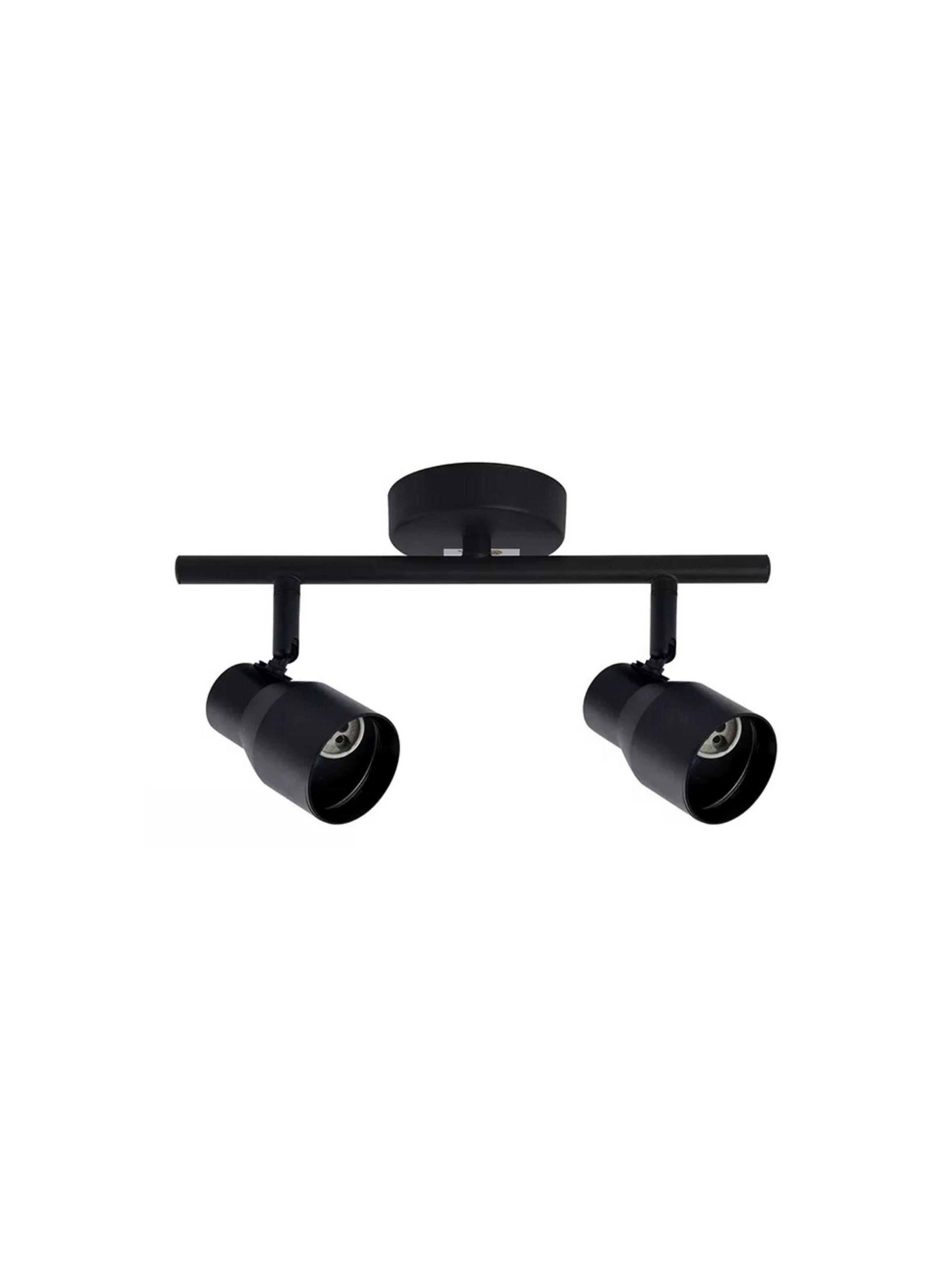 Lámpara Techo Doble Dirigible Porta Gu10 220V - 240V Negro-2
