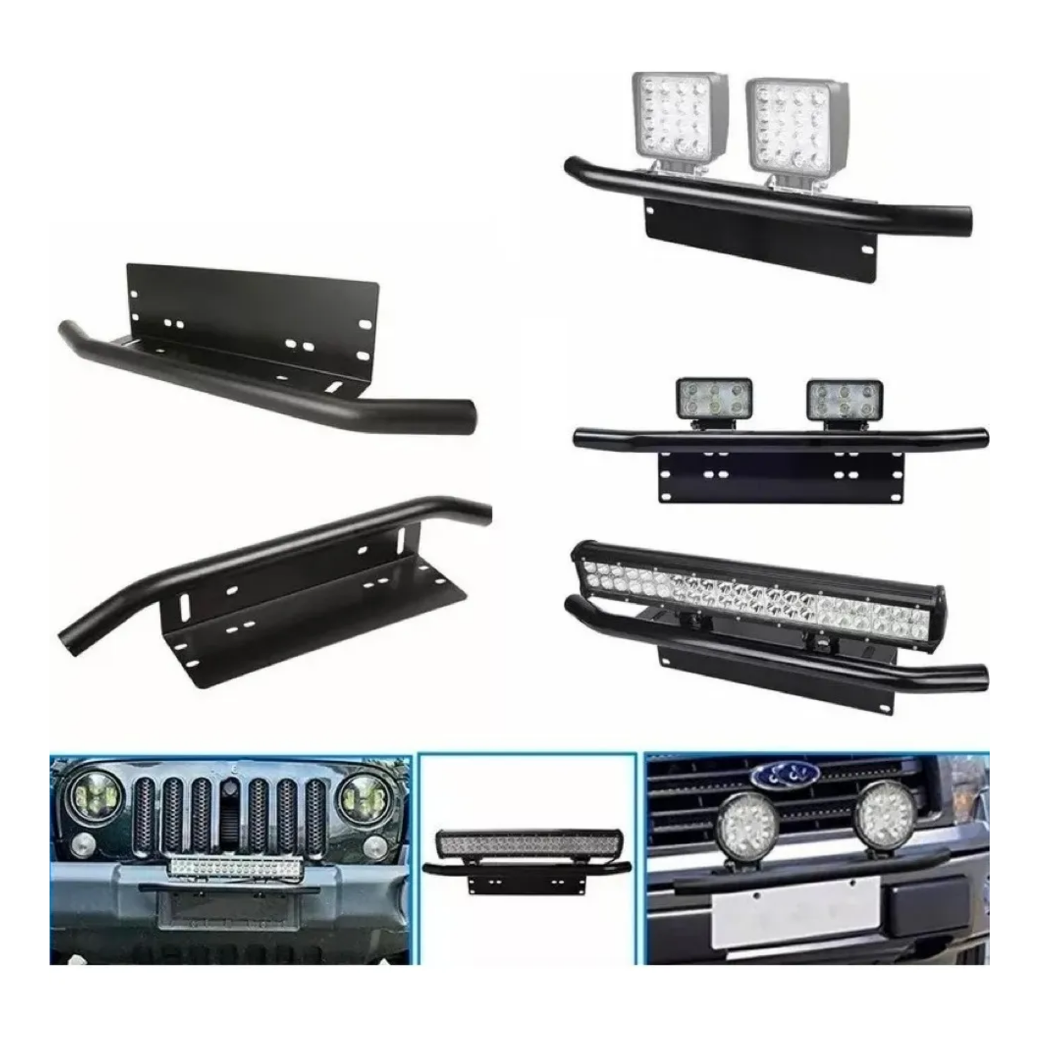 Base Soporte Focos Barras LED 59x6x37 CM-5