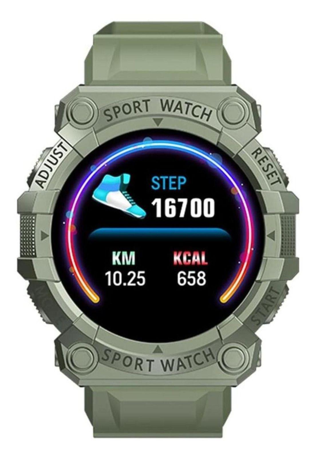 Reloj Smart Band Carga USB Deportivo Verde-5