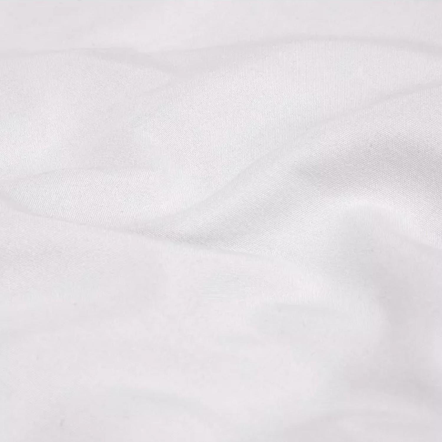 Juego Sábanas Hotel Ultra Suave Microfibra + 2 Fundas Bordadas 1,5 PL Blanco-3