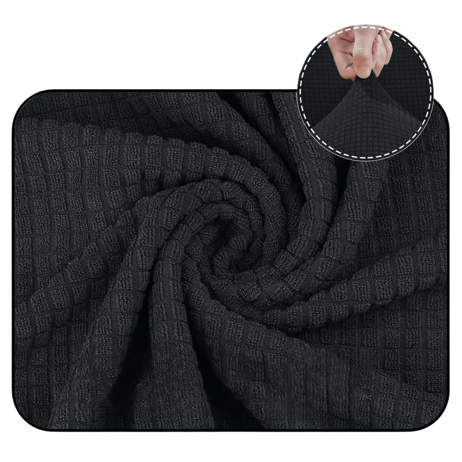 Funda Sofá Cubre Sillón Protectora Elastizada 230 CM Negro-2