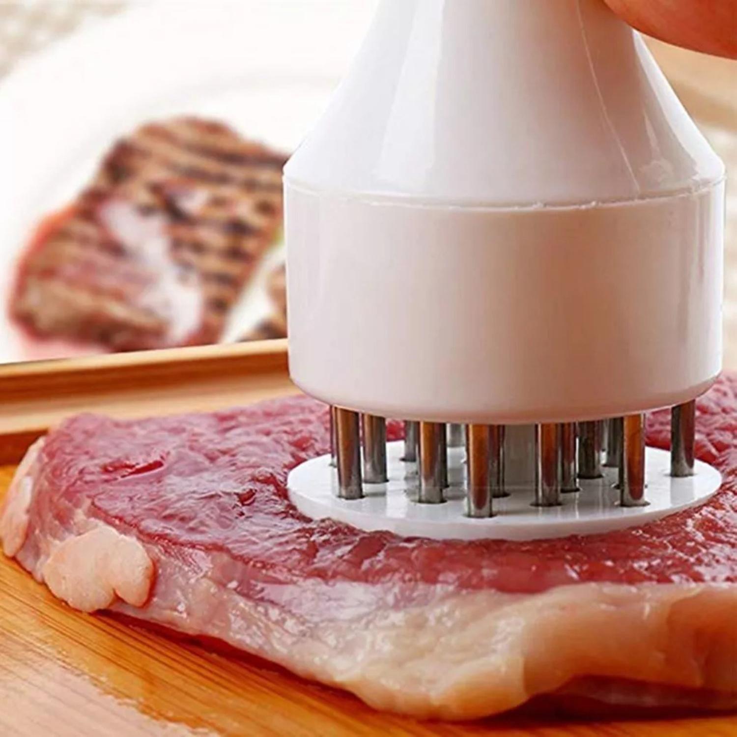 Aplastador Todo Tipo Carne Acero Inoxidable 18x5x5 CM-4