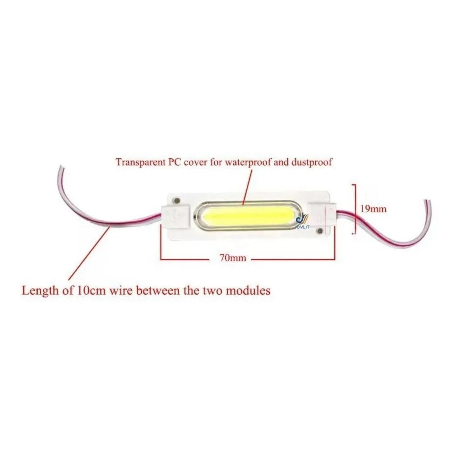 Tira Placa Luz Amarilla LED Adhesiva 3 MTS 1,5 Watt-3