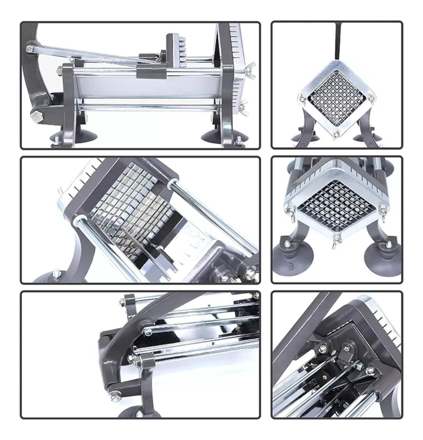 Máquina Picadora Verduras Acero Inoxidable 3 Cuchillas-3