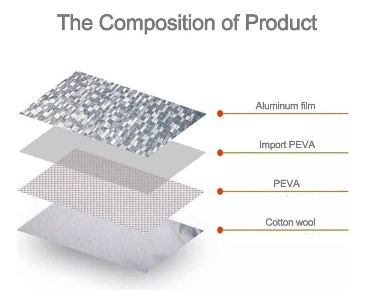 Funda Carpa Cubre Automóvil Impermeable UV Vinilo + Algodón-3