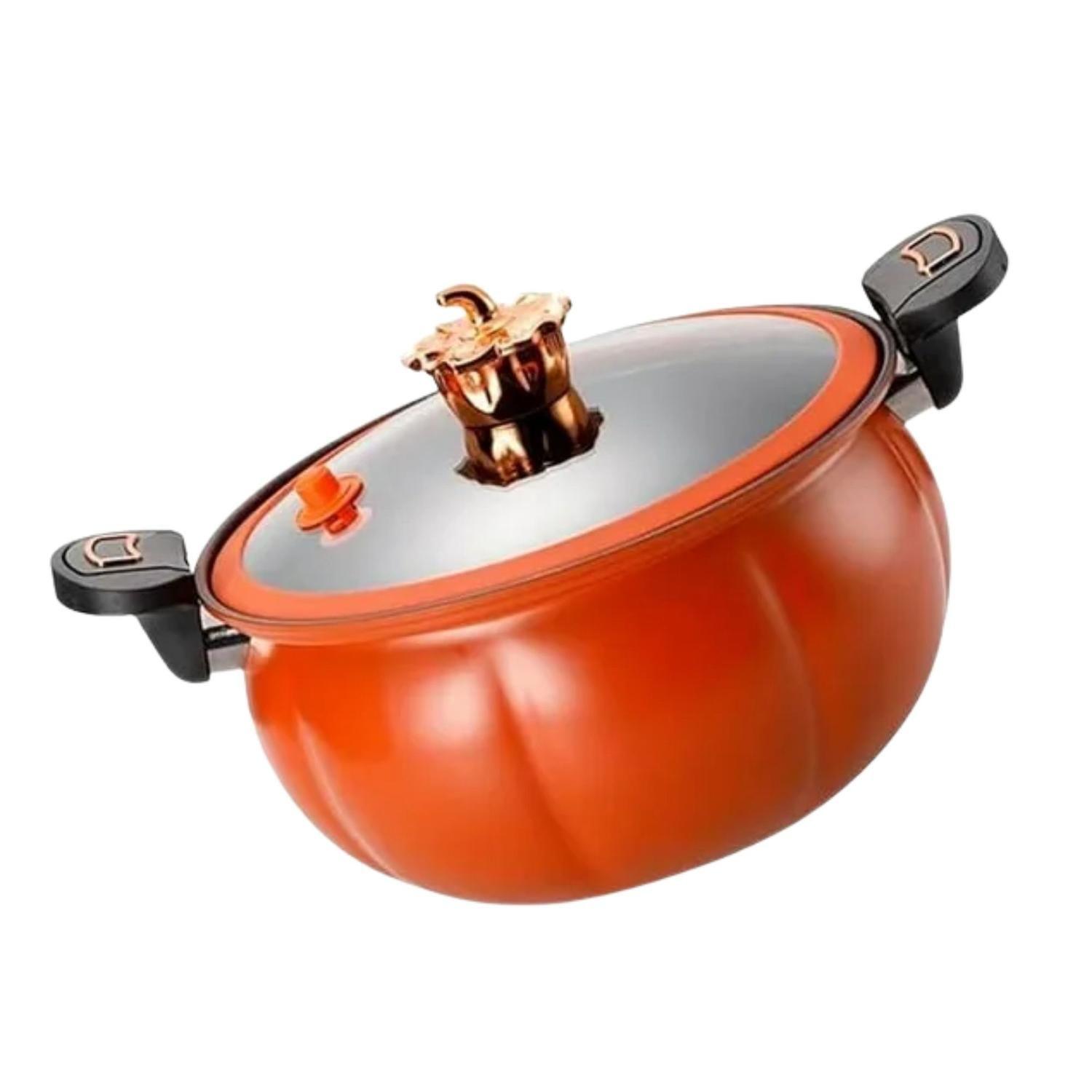 Olla Micro Cocción Cocina Antiadherente 7 LT Naranja-2