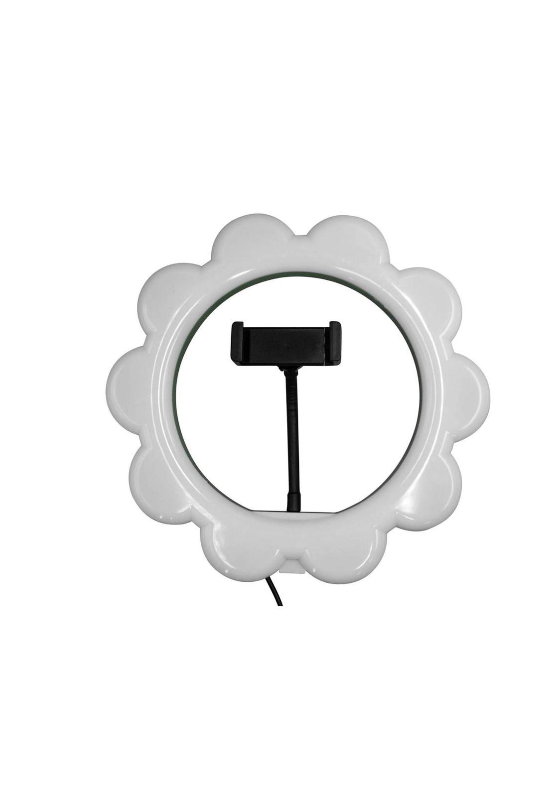 Aro Luz Diseño Flor 12 Streaming Make Up 26 CM-0