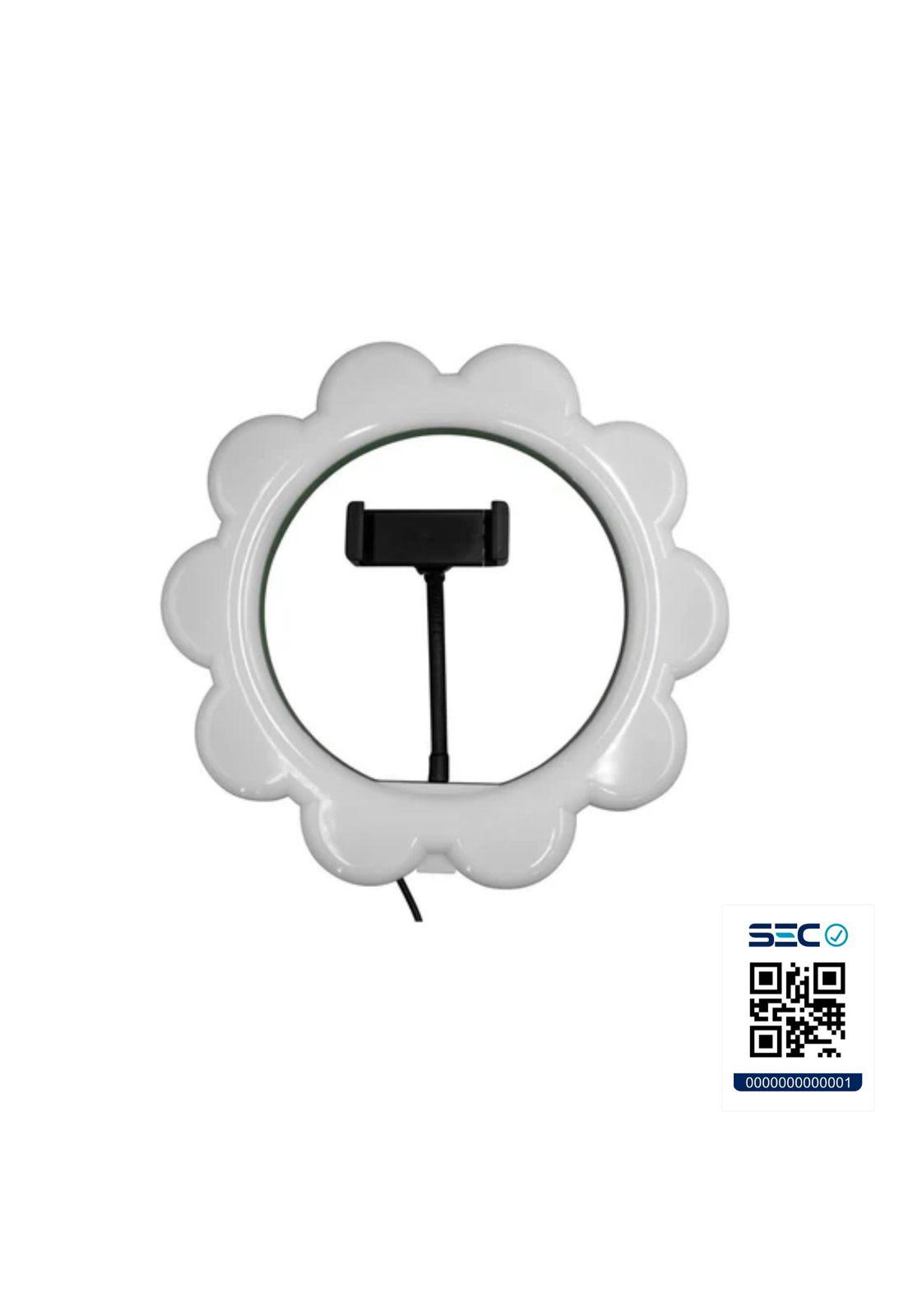 Aro Luz Diseño Flor 12 Streaming Make Up 26 CM-5