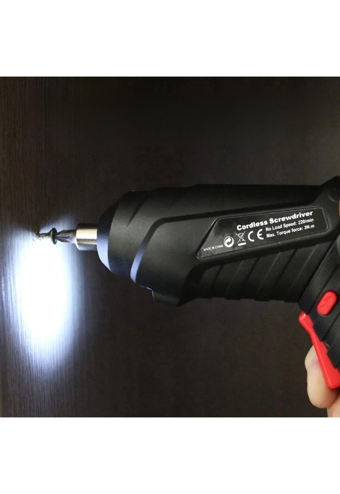Maleta Taladro Destornillador Inalámbrico 3.6 V 45 Accesorios Frecuencia 50 Hz x 60 Hz-4