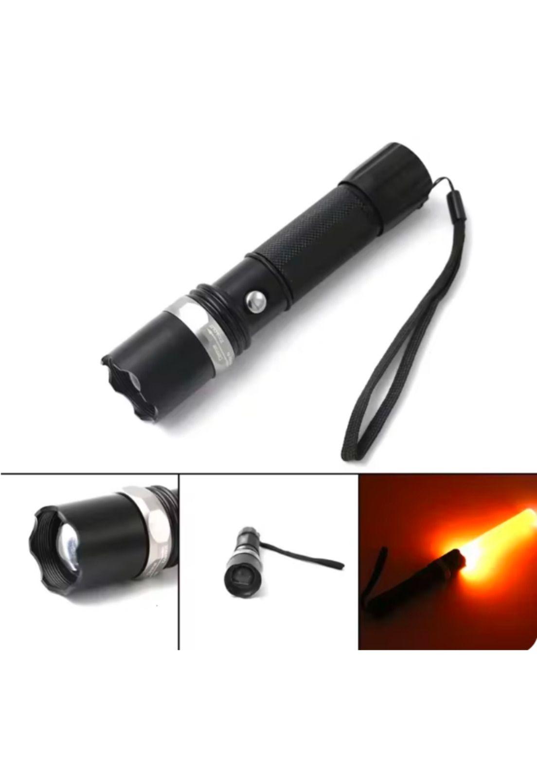 Linterna Laser Rojo Táctica Swat Zoom-4
