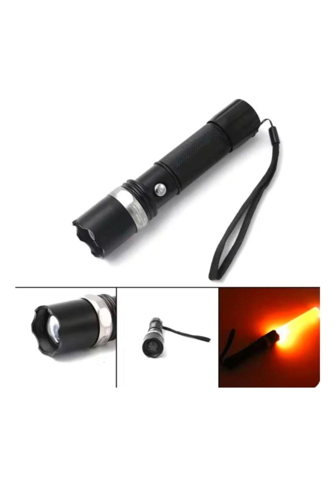 Linterna Táctica Swat Zoom LED Bateria 3.7V-3