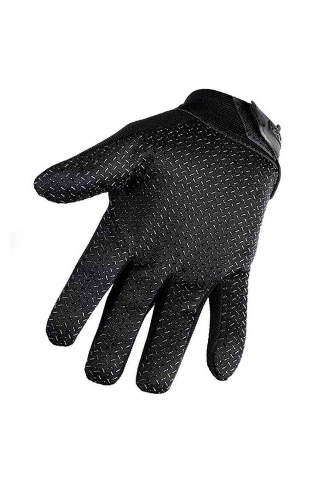Guante Moto Bicicleta Táctico Negro 130 GR-3