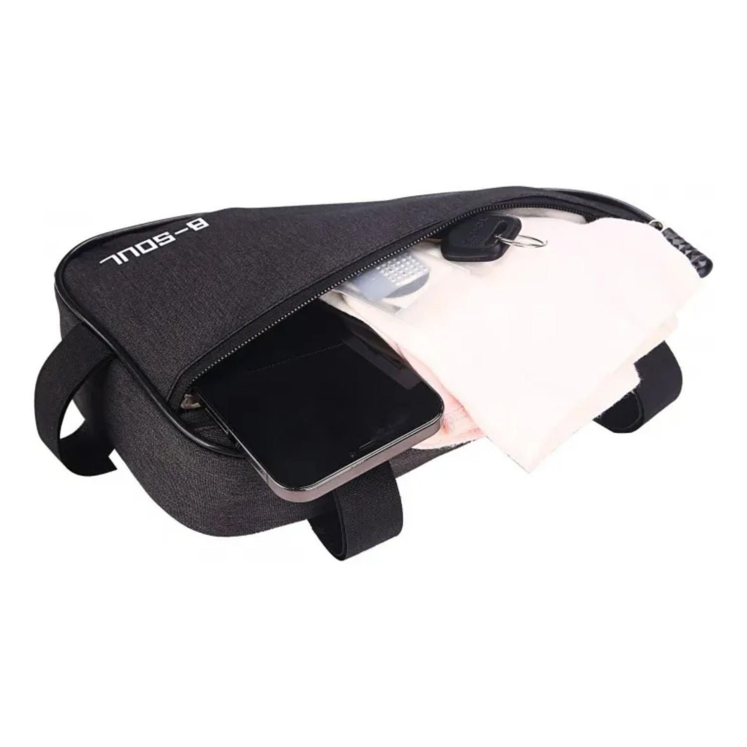 Bolso Triangular Impermeable Bicicleta 1 LT Negro-2