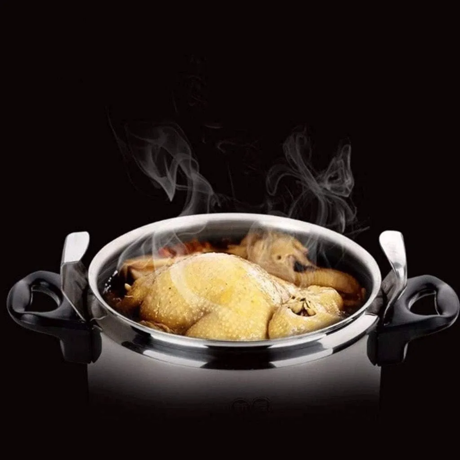 Olla Presión Aluminio DLX 3 LT Plateado-4