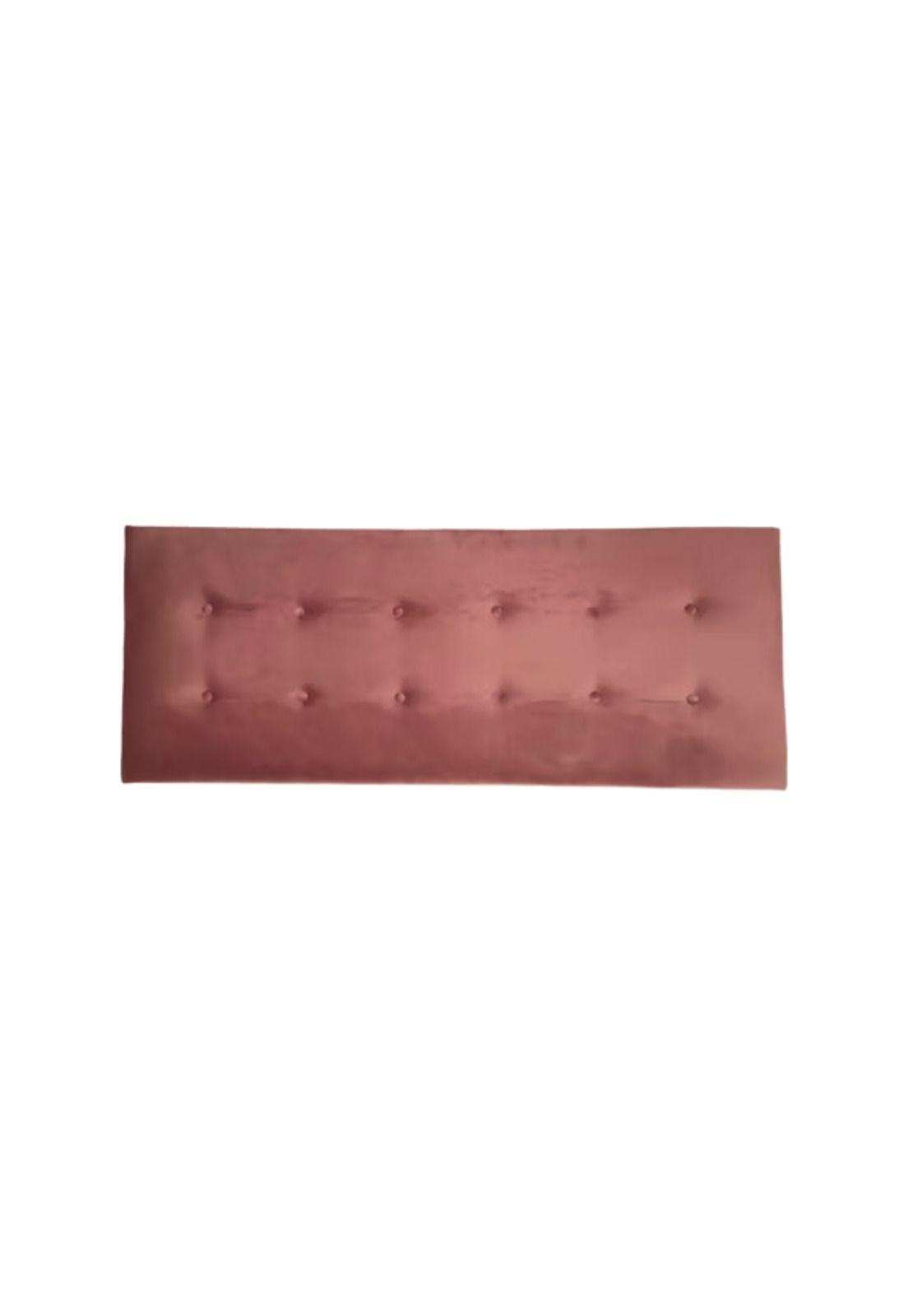 Respaldo Elegante King Capitone 180x60 CM Palo Rosa Felpa Botones-0
