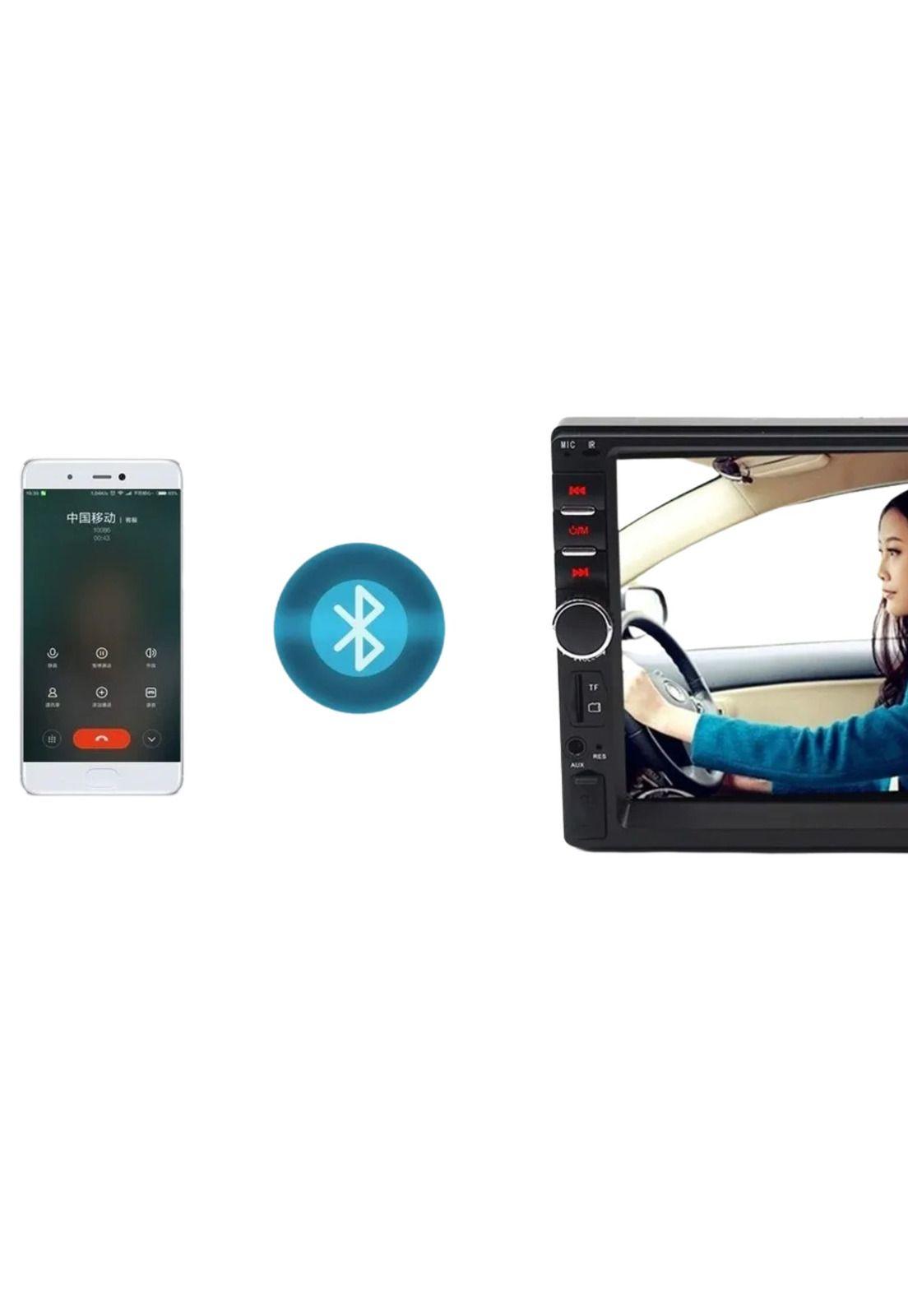 Radio Auto 2 Din Mirror Link Bt Pantalla Táctil Mp5-2