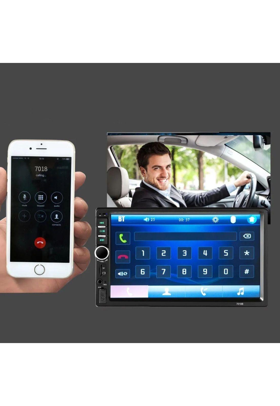 Radio Auto 2 Din Mirror Link Bt Pantalla Táctil Mp5-4