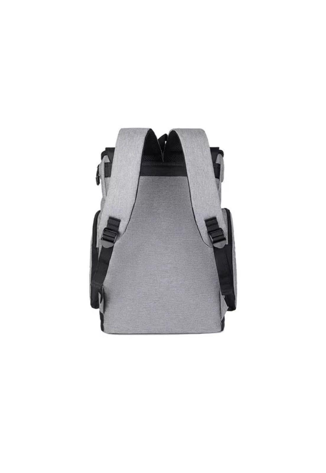 Mochila Maleta Seguridad Antirrobo Impermeable20-40 L Gris-2