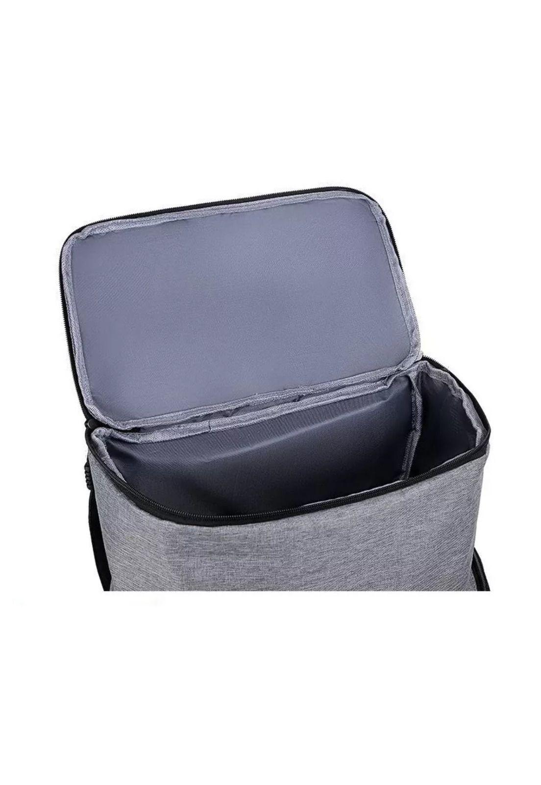 Mochila Maleta Seguridad Antirrobo Impermeable20-40 L Gris-3