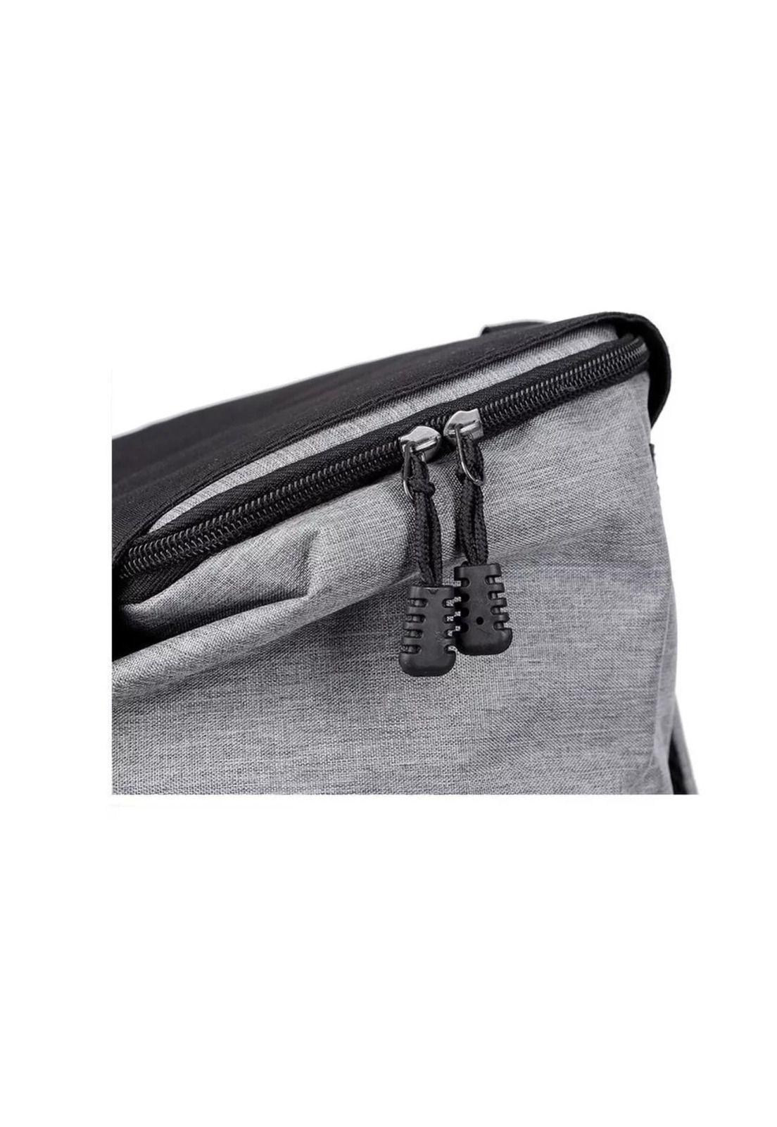 Mochila Maleta Seguridad Antirrobo Impermeable20-40 L Gris-5