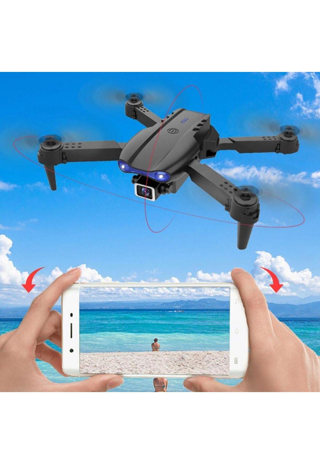 Drone Aéreo WIFI 2 Cámaras Recargable Estuche 20 MTS-4