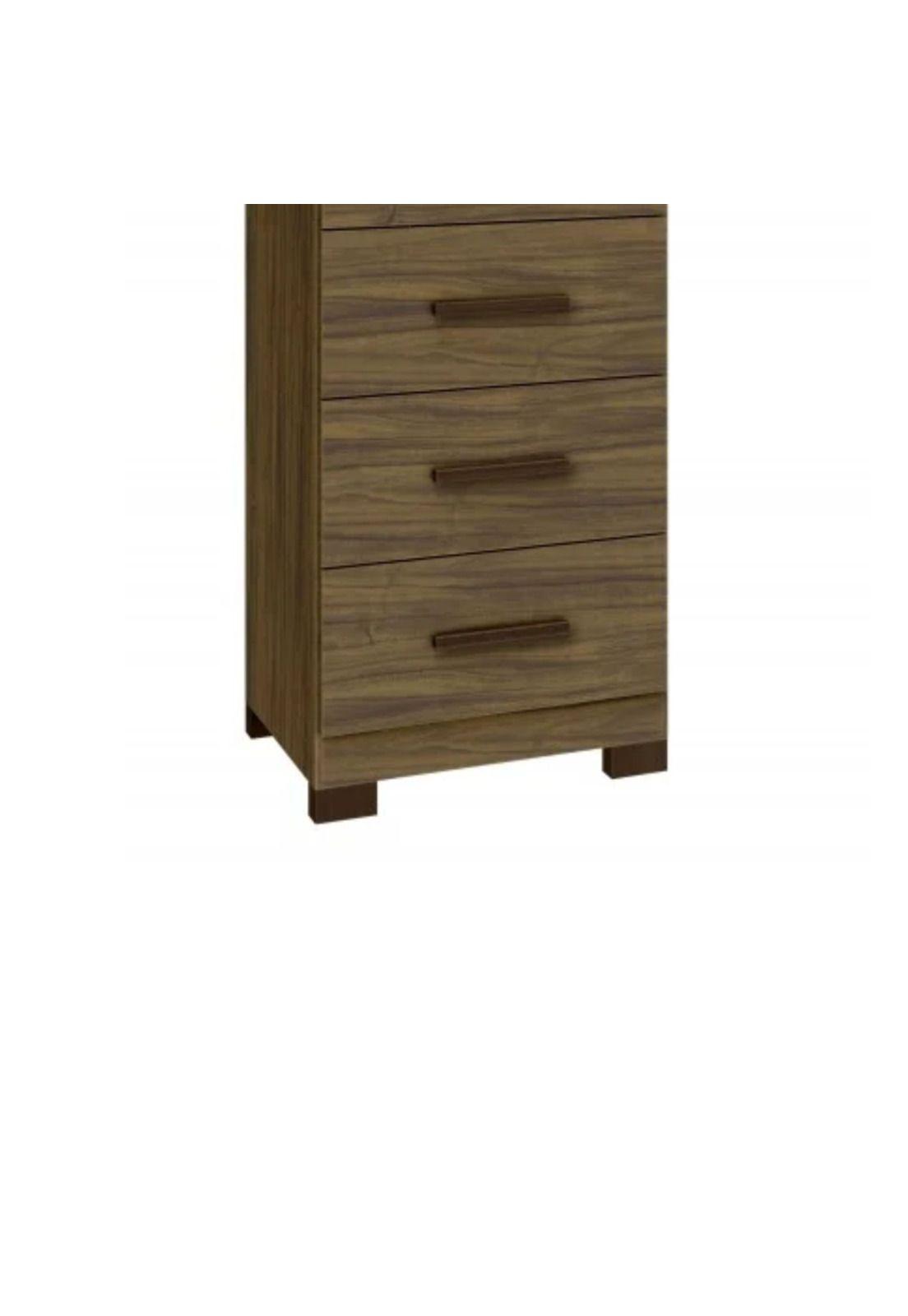 Cómoda Cajonera Madera Nogal Topaz 130x61x46 CM-3