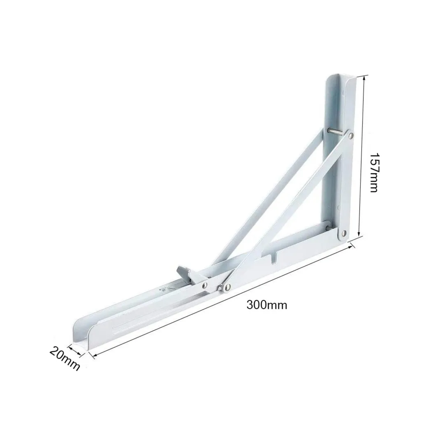 Soporte Plegable Triangular Tipo K Acero Inoxidable-2